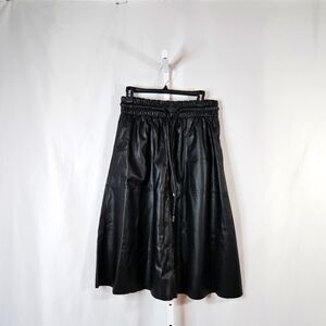 Proenza Schouler White Label Women's Faux Leather Skirt Size Medium